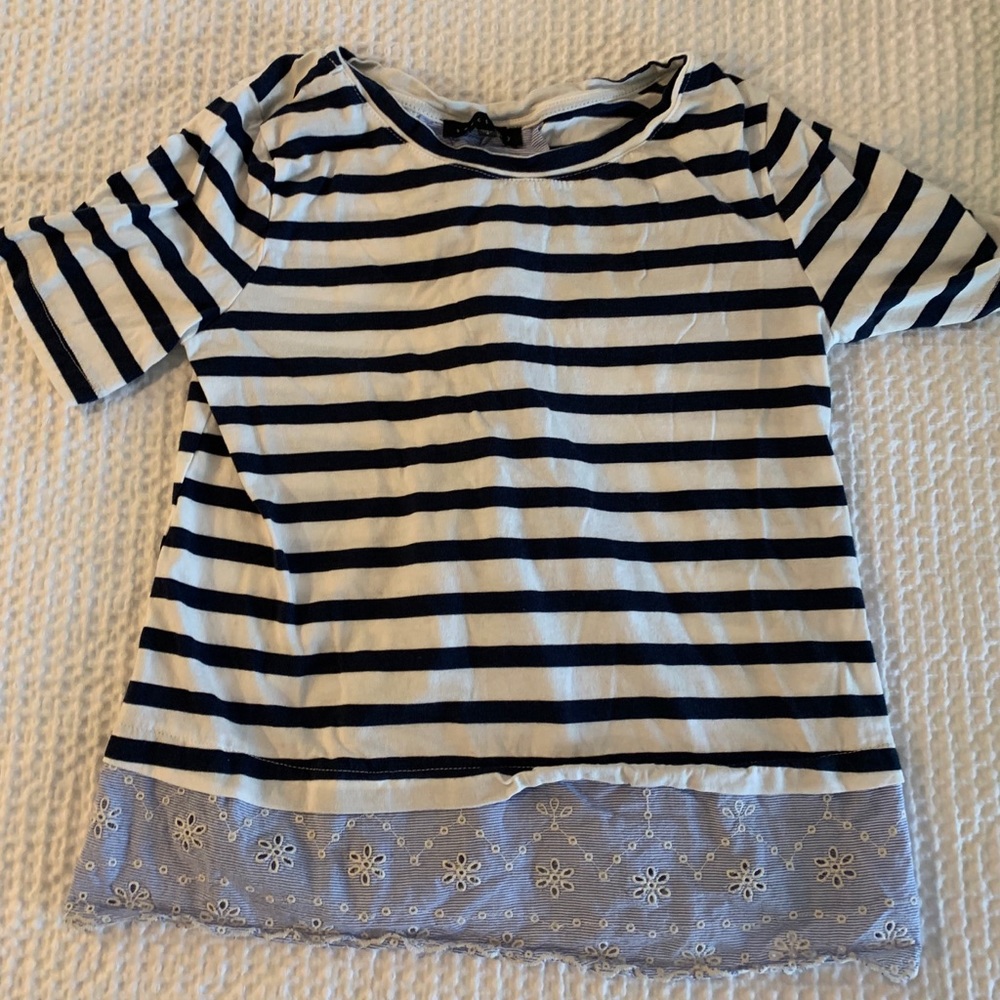 Sanctuary nautical short sleeve top